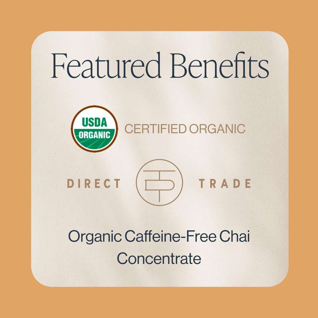 Rishi Tea Turmeric Ginger Chai Latte, Organic Tea Concentrate, 96 Fl Oz