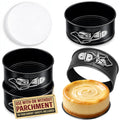 9 Inch Springform Pan 50Pcs Parchment Paper Cheesecake Nonstick Baking Mold