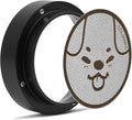 54mm Espresso Accessories Kit, Dosing Funnel and Puck Screen Set, Magnetic Coffee Funnel, 53.5mm Reusable Espresso Puck Screen, Espresso Tools(Doggie)