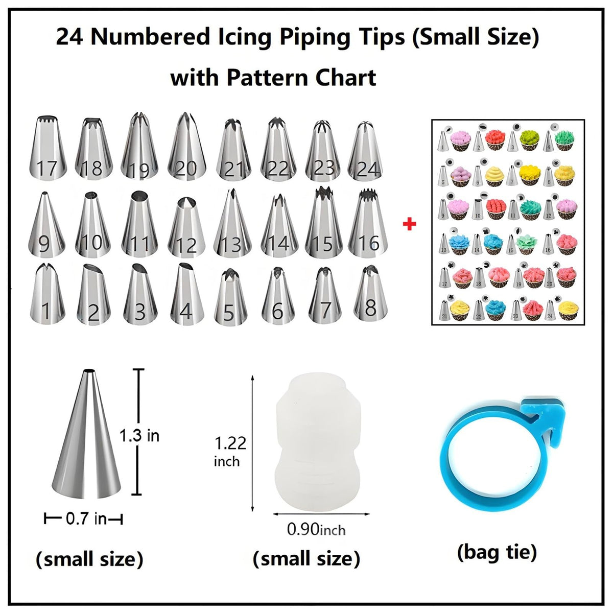 ANSLYQA Cake Decorating Kit, 237 Pcs Baking Tools