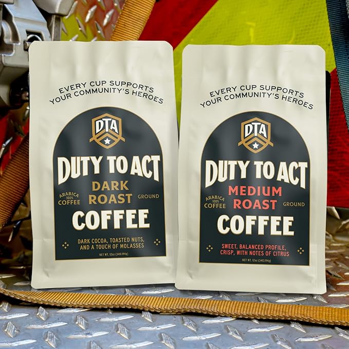 Duty to Act Dark Roast Ground Coffee, 2 lbs (Pack of 2)