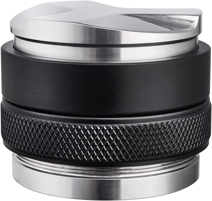 58mm Coffee Distributor and Tamper, Dual Head Coffee Leveler Fits for Portafilter, Increased Adjustable Depth- Professional Espresso Hand Tampers
