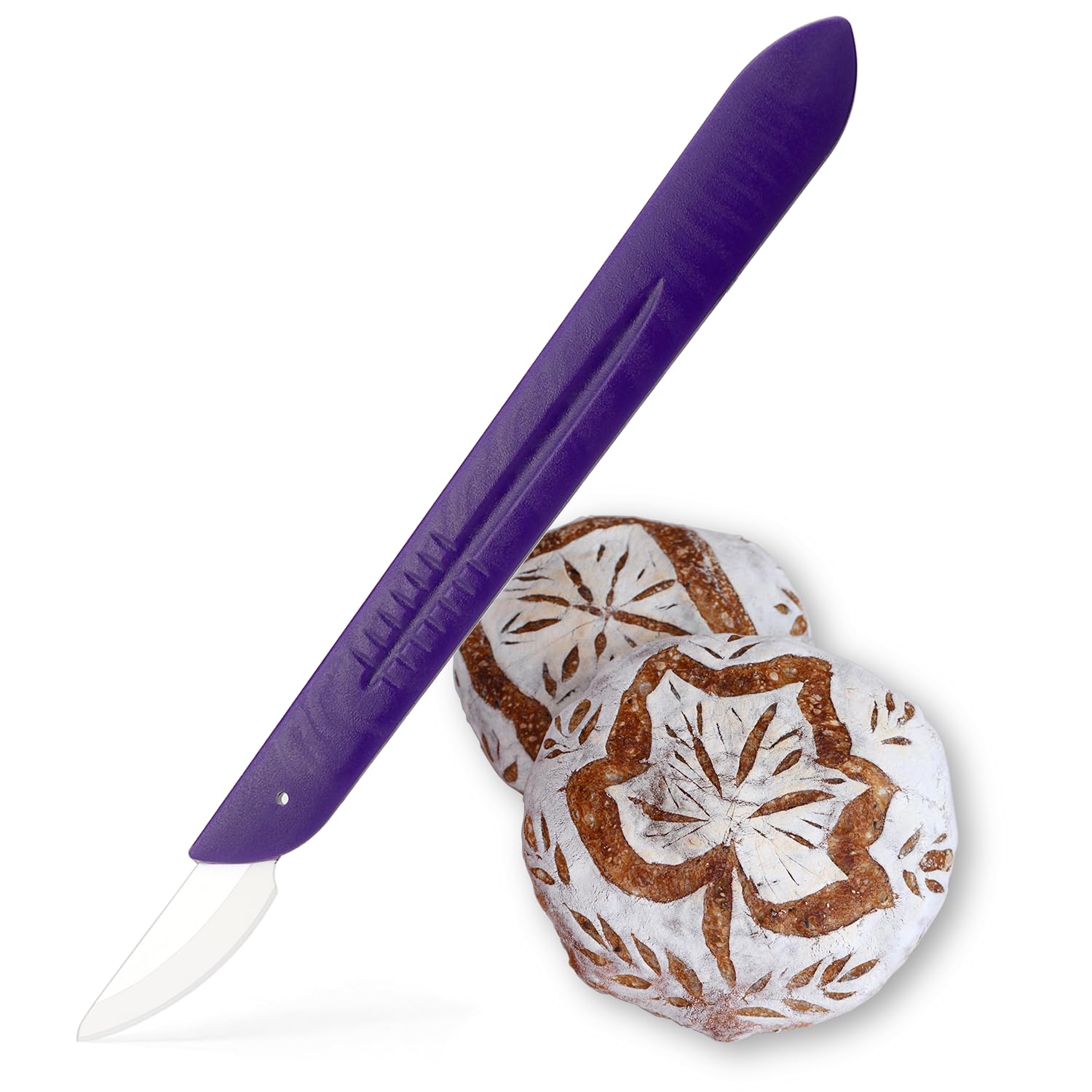 KUNIFU Bread Lame Sourdough Bread Scoring Tool - Purple