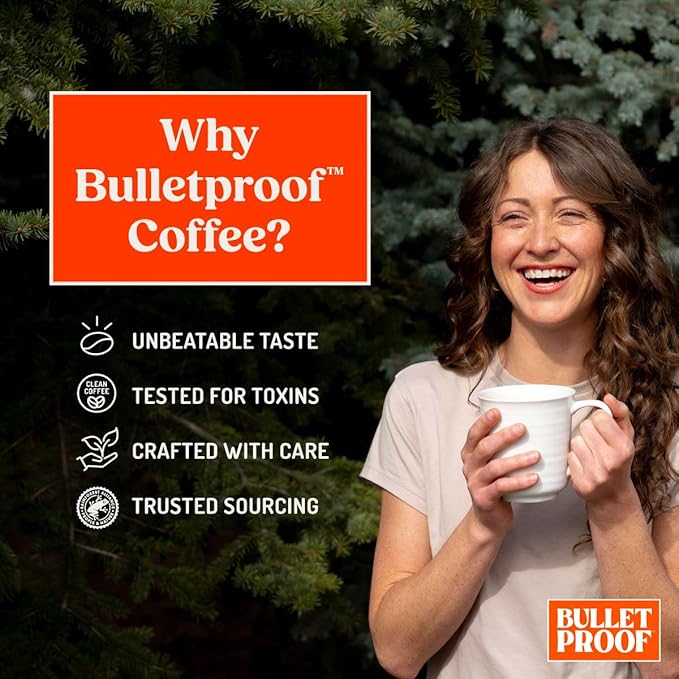 Bulletproof The Mentalist Medium-Dark Roast Whole Bean Coffee, 12 Ounces (Pack of 3), Clean Coffee Tested for Toxins, Packaging May Vary