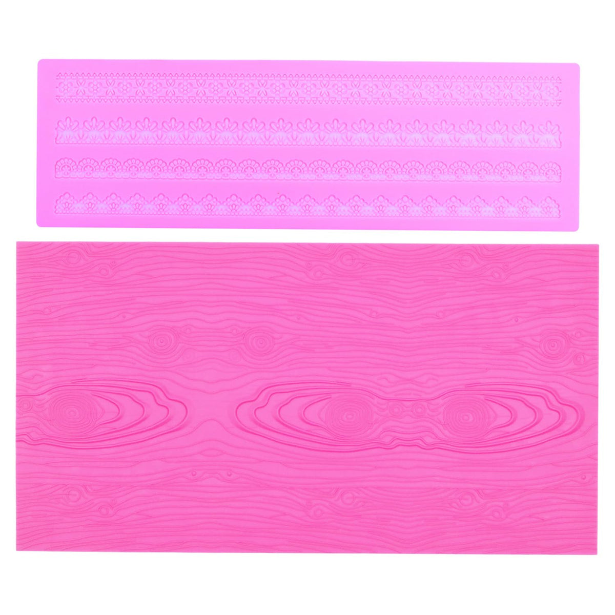 Embossing Lace Fondant Molds - Rose Flower Cake Lace Molds Set of 3