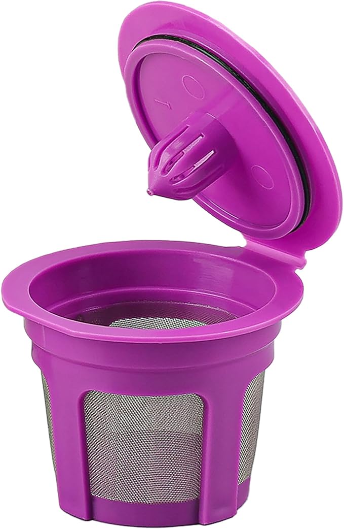 4 Pack K Cups Coffee Filters Compatible with Keurig Brewers 1.0 and 2.0Coffee Makers - Universal Kcup Filters Fit Refillable Kcup Coffee Pods