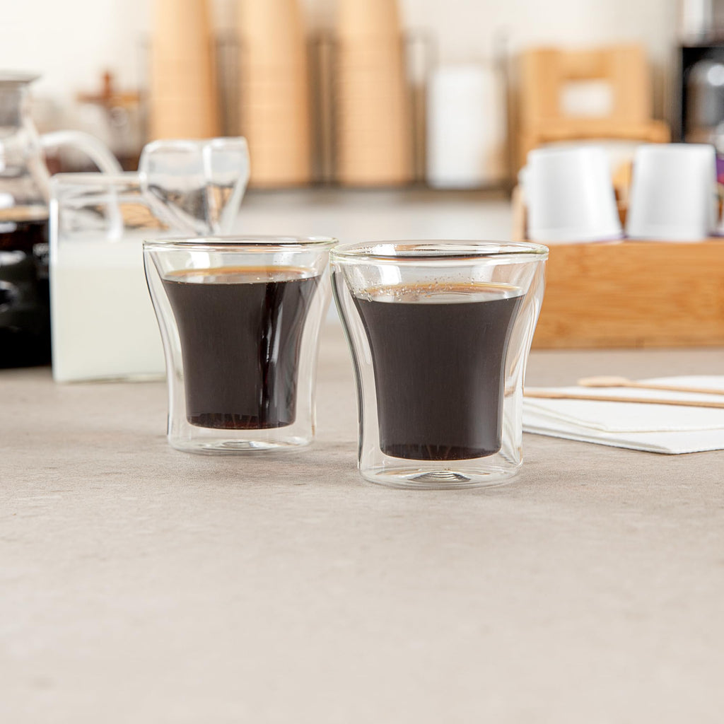 Restaurantware 3 oz Professional Shot Glass Espresso Cup, 2 Pack