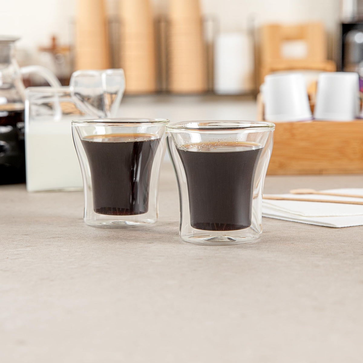 Restaurantware 3 oz Professional Shot Glass Espresso Cup, 2 Pack