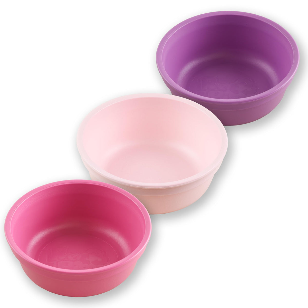 Re-Play 12 oz. Toddler Bowls Set of 3 - Kids Deep-Walled, Durable & Reusable Snack and Meal Bowls, Dishwasher & Microwave Safe, BPA-Free, Made in USA from Recycled Plastic, Easter