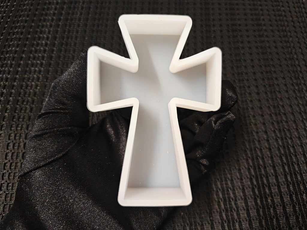 【300+ Design Optional】 Fuehbur Cross Pendant Freshie Mold, Silicone Epoxy Resin Molds for Car Freshies, Aroma Beads, Soap Candle Pendant Mould-Oven Safe