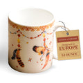 Maison d' Hermine Coffee Mug with Handles Tea Cups (12 Ounce, Pack of 1)