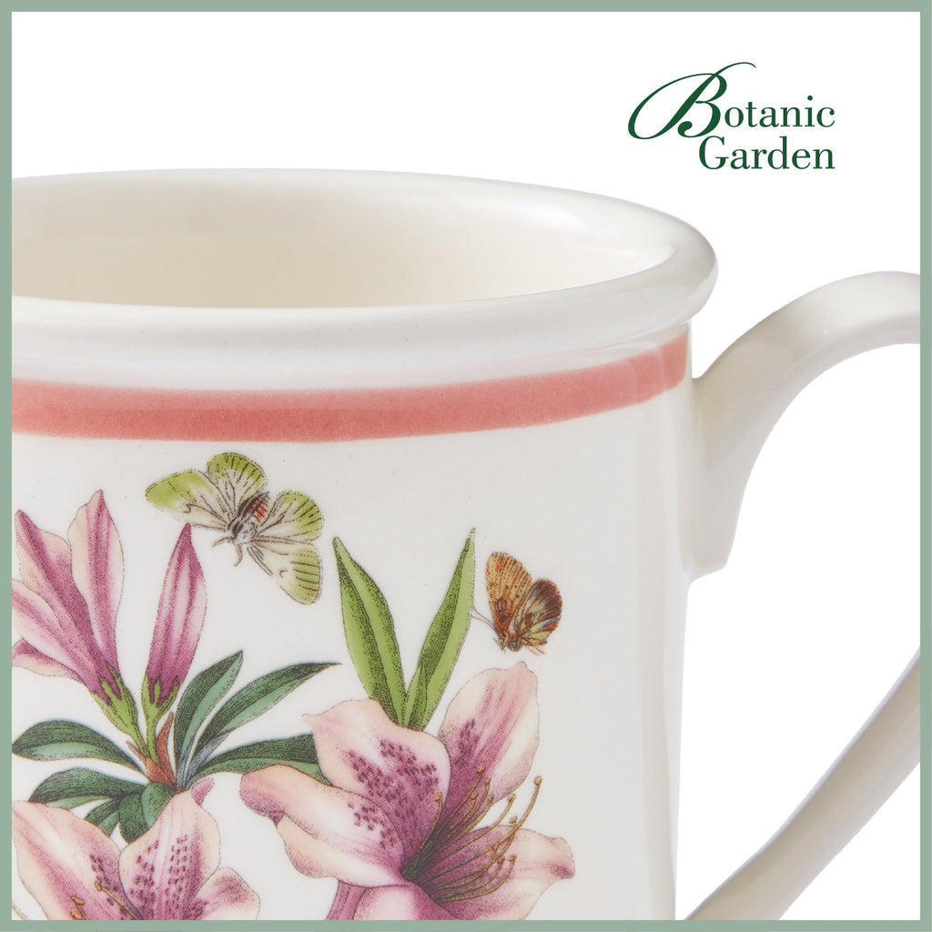 Portmeirion Botanic Garden Meadow Breakfast Mugs - 8.5 Oz, Set of 6