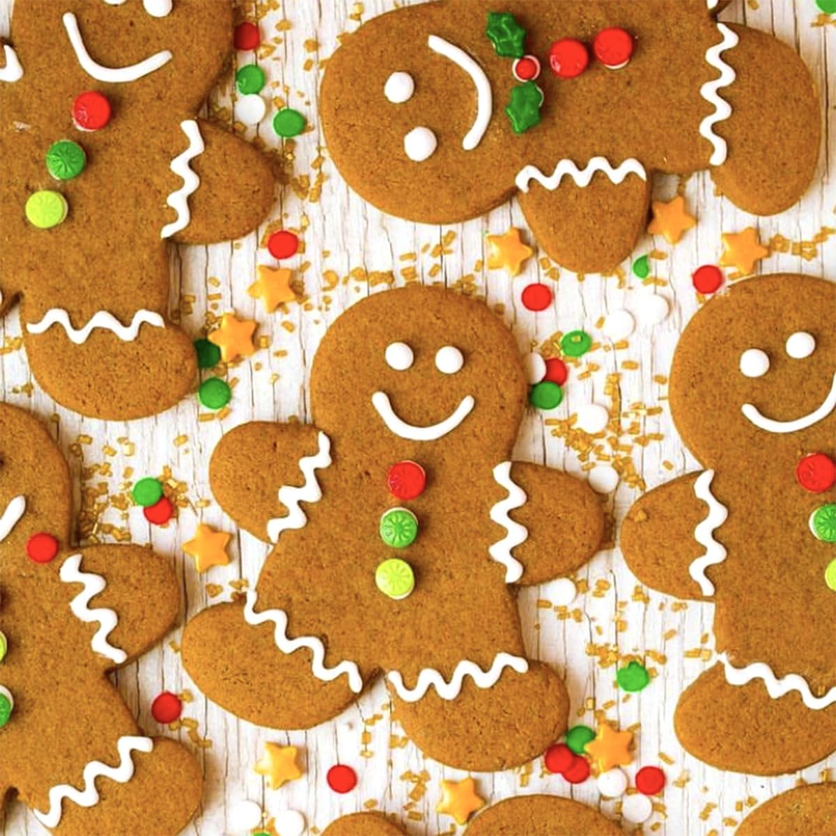 Kanehosi Christmas Cookie Cutters 6Pcs Large, Christmas Theme Cookie Cutter