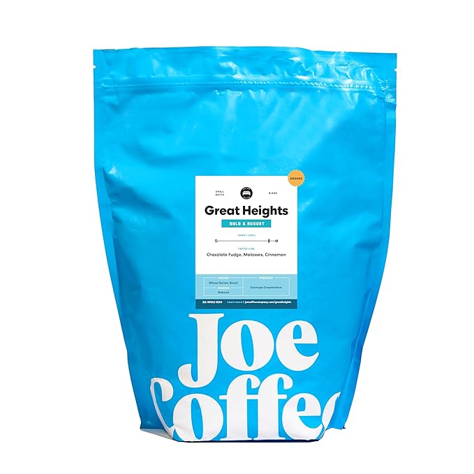 Joe Coffee Company - Benchmark Ground Specialty Coffee, Rainforest Alliance Certified, Kosher, Climate-Friendly