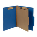 Blue Summit Supplies 10 Dark Blue Classification Folders, 1 Divider, Letter