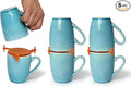 ELYPRO Mug Stacker 6-Pack – Coffee Mug Rack & Mug Organizer | Stackable Cup Holder for Coffee Bar & Kitchen, Under Cabinet Mug Holder – Space-Saving Mug Storage for Cabinets – Black