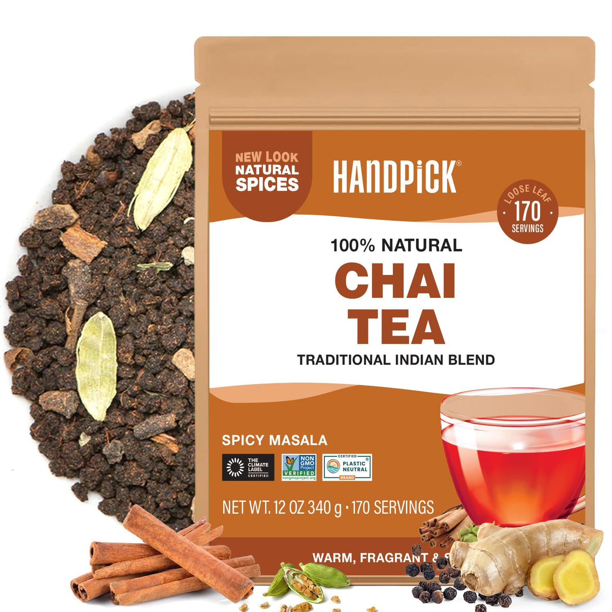HANDPICK Fennel Tea (100 Teabags) Authentic Indian Origin Natural Grown