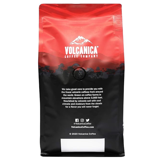 Brazil Peaberry Coffee, Ground, Naturally Low Acid, Fresh Roasted, 16-ounce