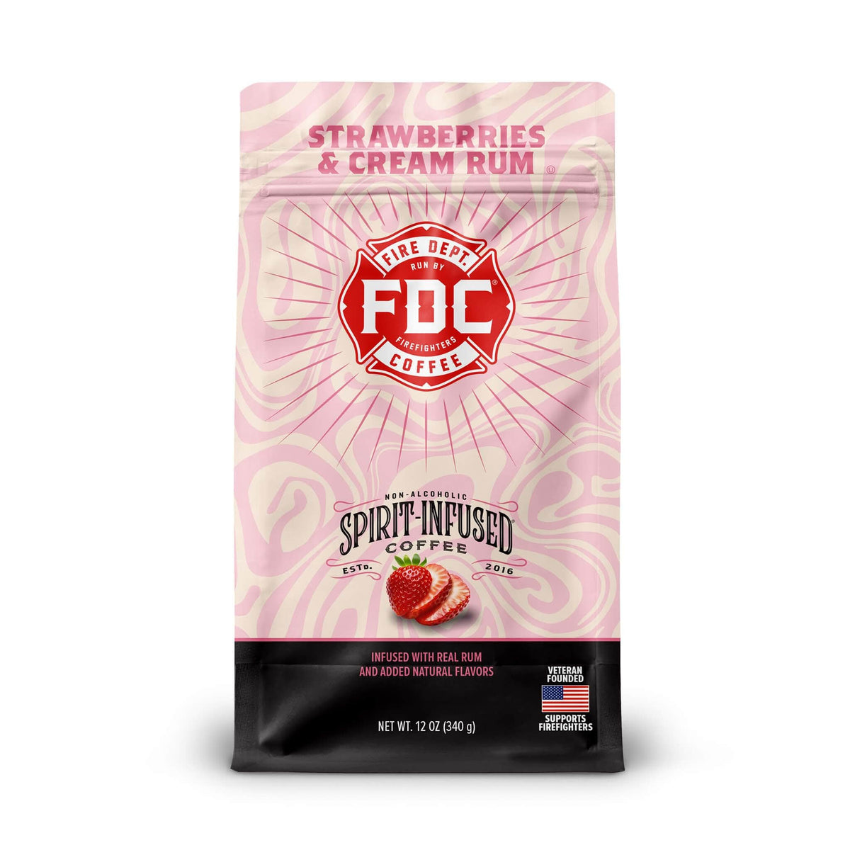 Fire Department Coffee Dark Roast Whole Bean Coffee - 12 oz