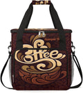 Funny Coffee Coffee Maker Carring Bag Coffee Cafe Travel Carrying Storage Tote Bag Compatible with Keurig K-Mini or K-Mini Plus Portable Single Serve Coffee Brewer Case with Pockets for K-cup Pods