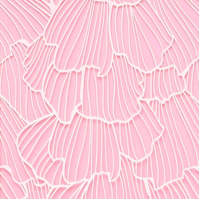 Cake Decorating Stencil for Tall Buttercream Cake, Royal Icing, Ganache, Paint, Airbrush (IZMA)