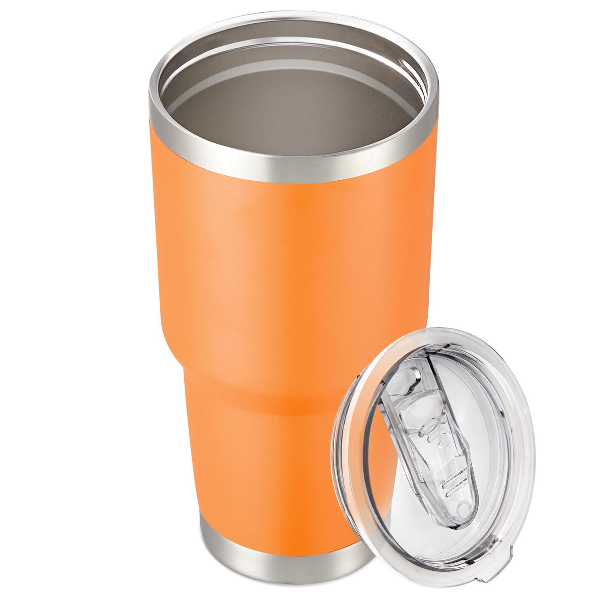 Cool Yoleb 30 oz Tumbler with Lid Stainless Steel Tumblers Bulk, 8 Pack