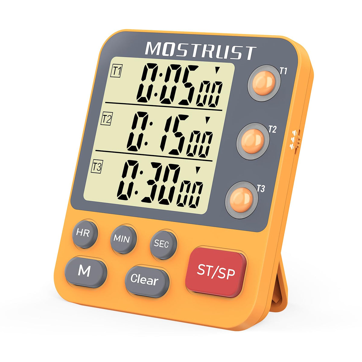 MOSTRUST Digital Dual Kitchen Timer, Multiple Channels Countdown Timer