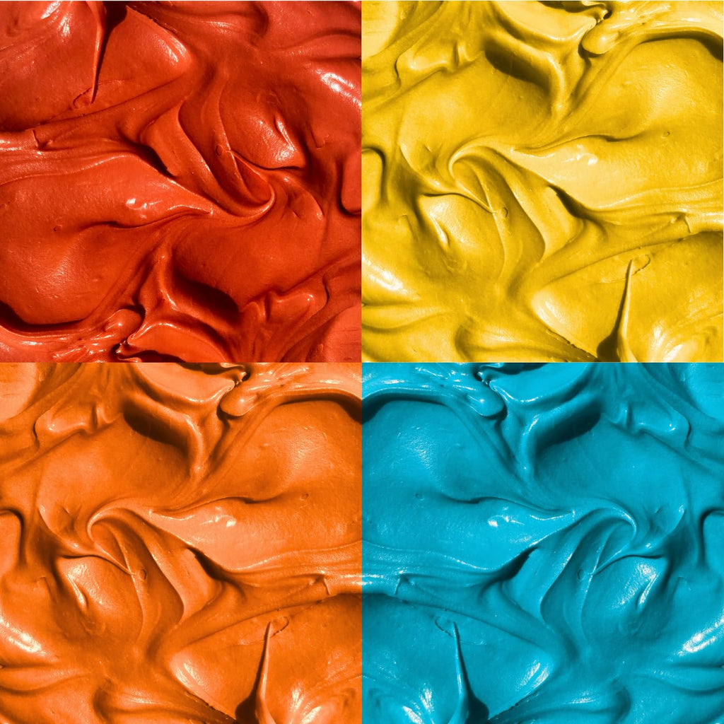 Plant-Based Food Coloring Powder, Natural Dye Set for Baking, 4 Packets