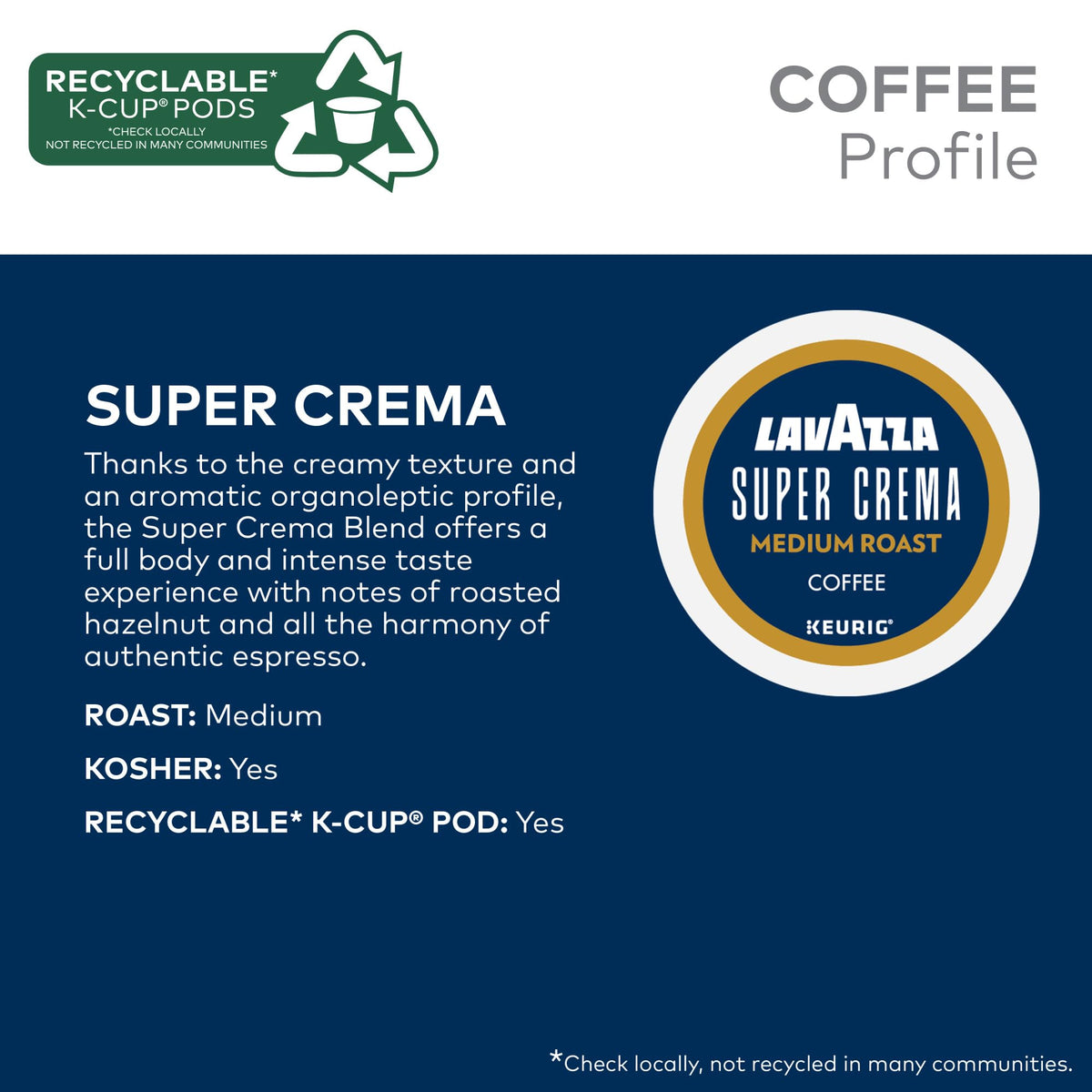 Lavazza Favorites Collection Variety Pack, K-Cup Pods, Light and Medium Roast Coffee, 64 Count