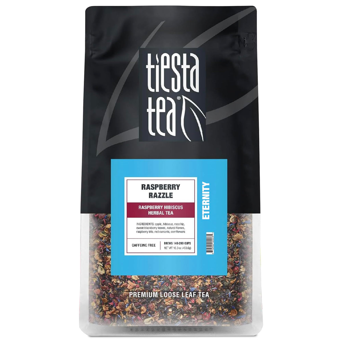 Tiesta Tea Strawberry Kiwi Herbal Tea Loose Leaf Fruit Tea Blend 16oz