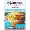 Namaste Foods, Gluten Free No Sugar Added Muffin Mix, 14-Ounce Bags (Pack of 6)