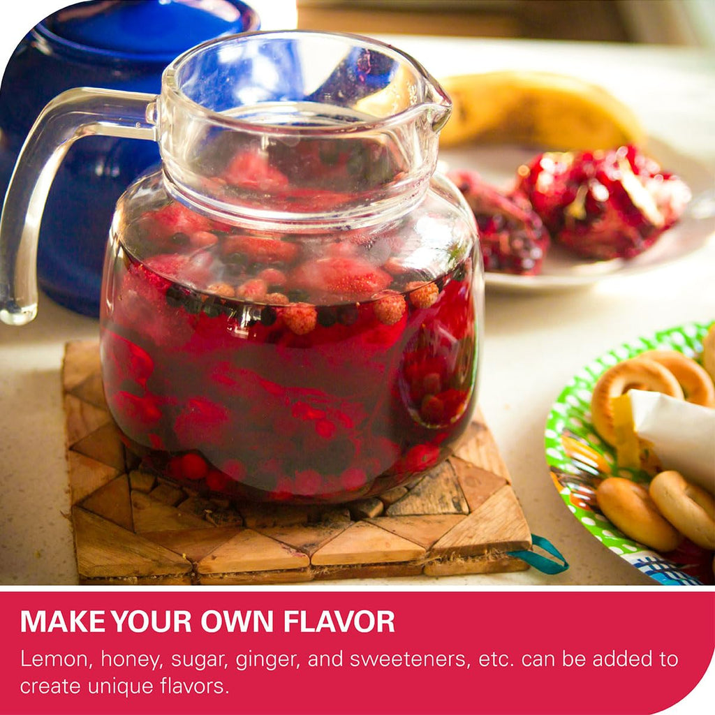 WT WEETEE Hibiscus Tea Bags 100ct, Cold Brew Friendly Pure Hibiscus Flowers