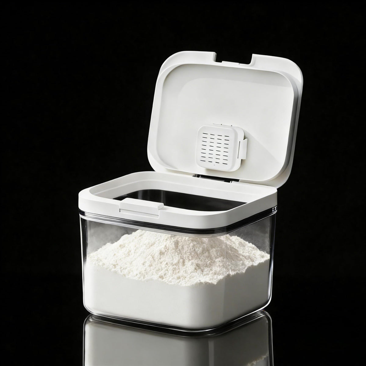 LivLab Rice Dispenser 10Lbs - Airtight with Measuring Cup, PET Material