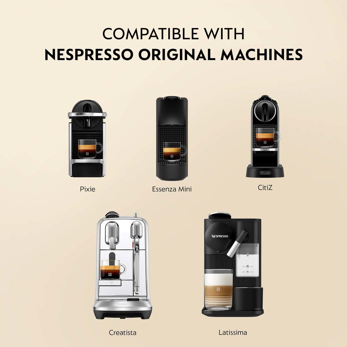Nespresso Original, Caramello, Medium Roast, 50-Count Espresso Coffee Pods
