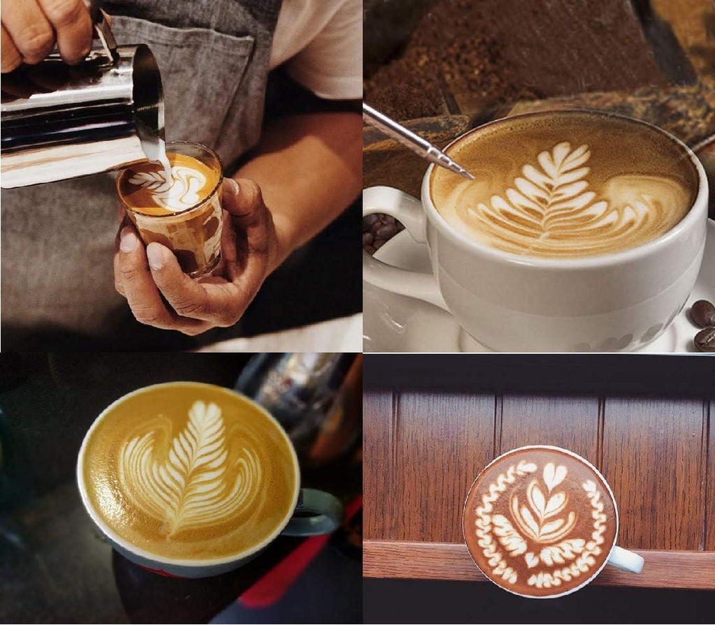 Joytata 50oz Milk Frothing Pitcher Stainless Steel Cup Double Measurement Scales Perfect for Latte Art,Espresso Maker,Cappuccino Maker-18/8 Stainless Steel Milk Frother Steaming Pitcher