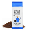 Stella Blue Ground Coffee, Big Cat Blend, Medium Roast, Caramel, Hazelnut and Fruity Notes, 100% Arabica, Ethically Sourced from Central and South America, 12 oz bag