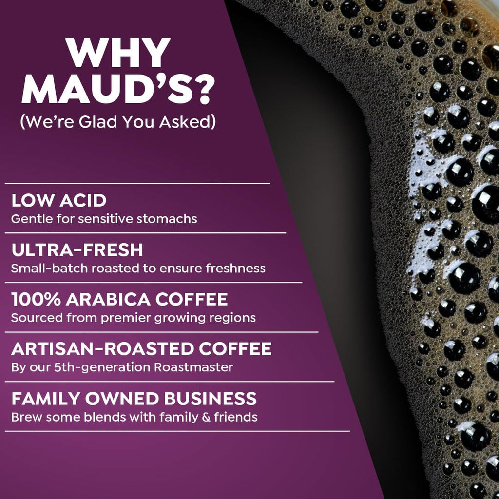 Maud's Super Flavored Coffee Pods Variety Pack, 80ct, 16 Assorted Flavors