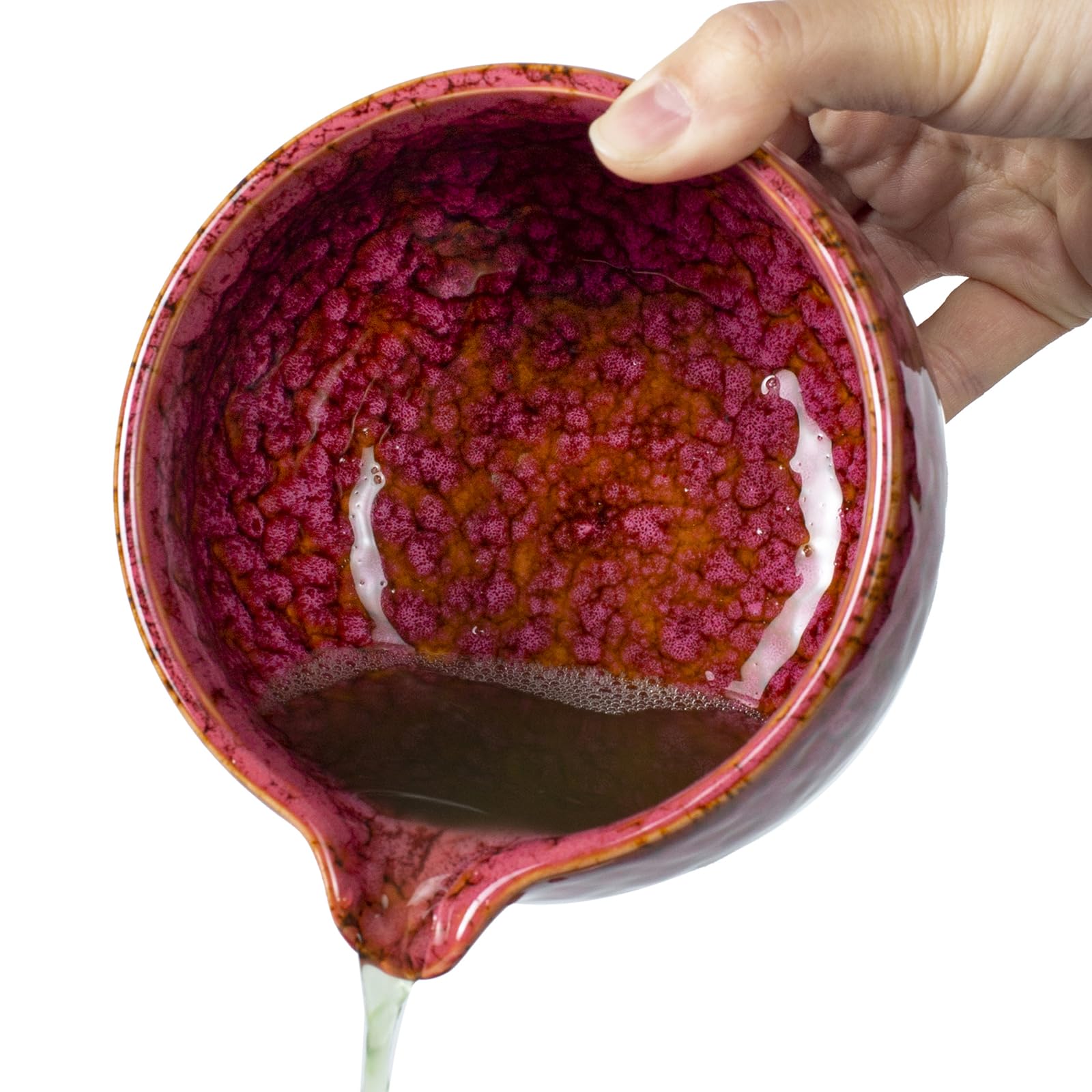 QDDTRAHCCLJZ Japanese ceramic matcha bowl. 20 ounce ceramic bowl.