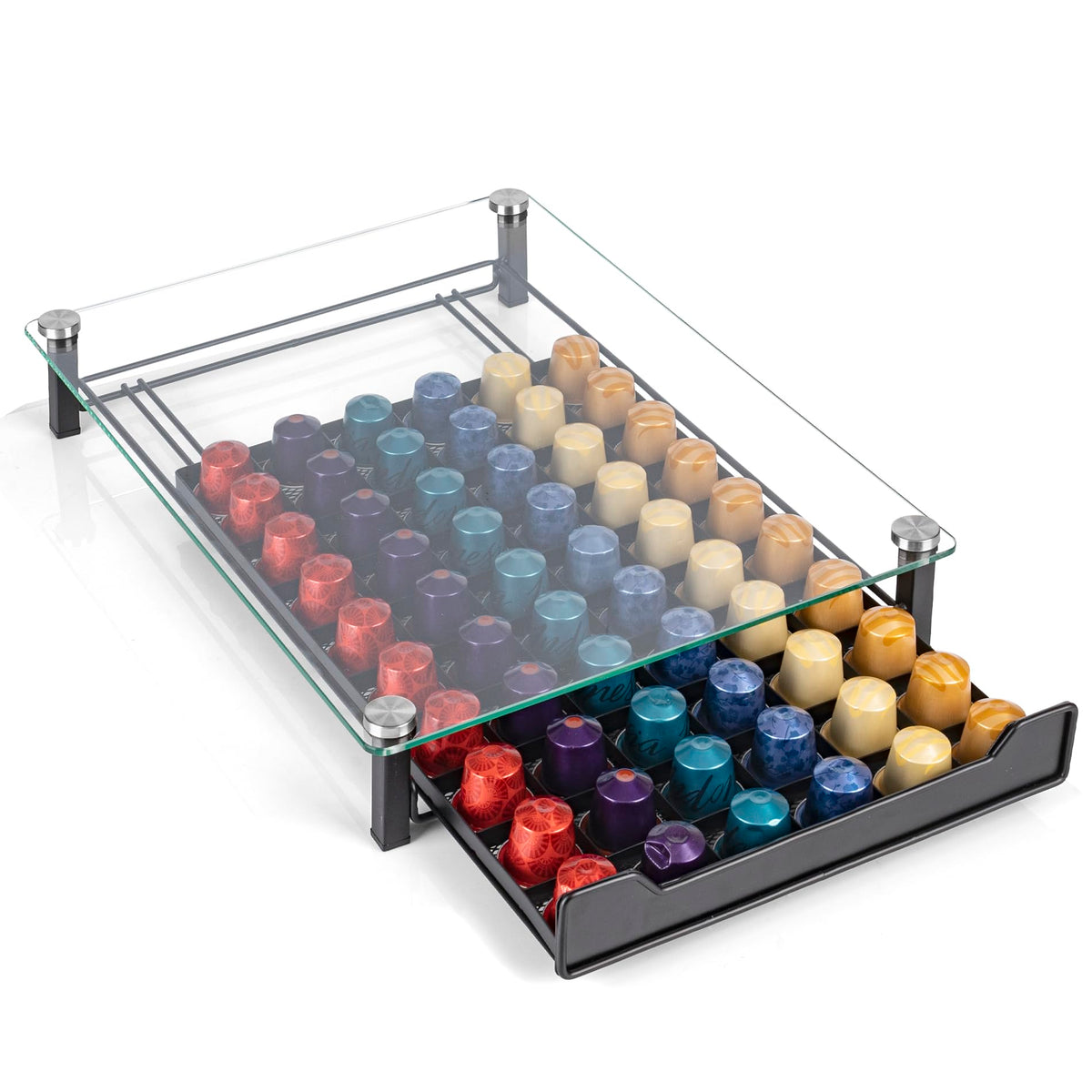 RECAPS Coffee Pod Holder Storage Small Pod Drawer Pods Holder