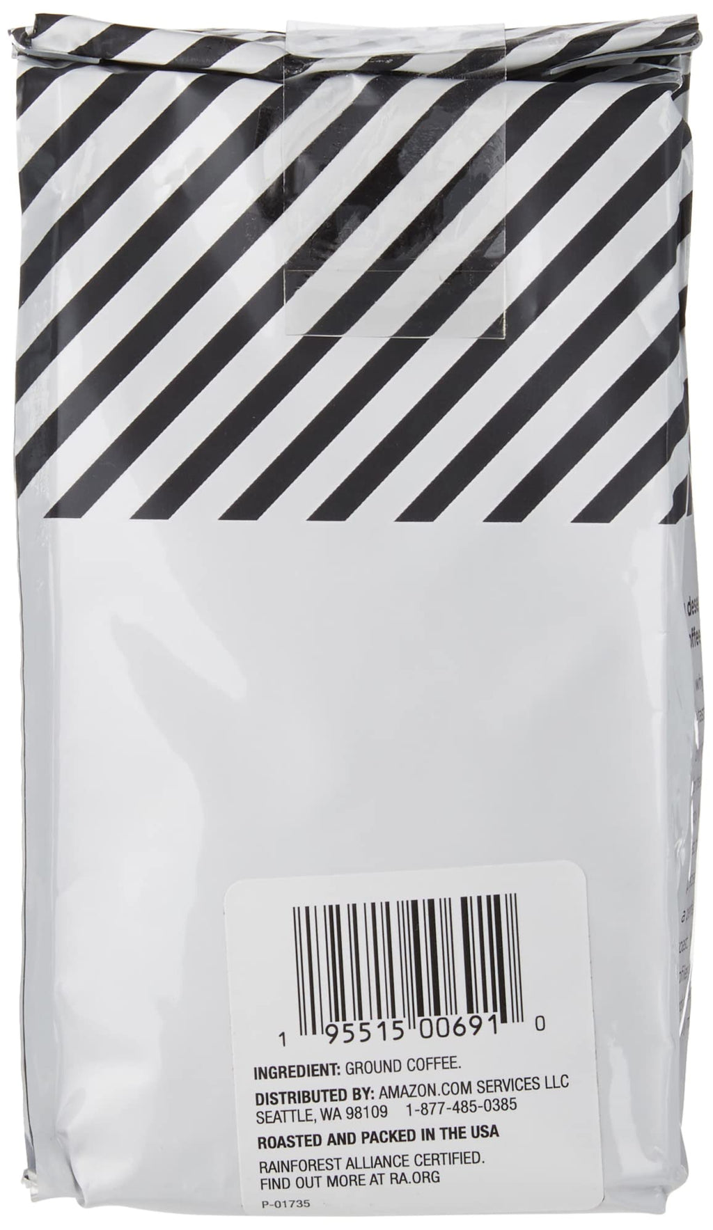 Amazon Fresh Colombia Ground Coffee, Medium Roast, 12 Ounce (Pack of 3)