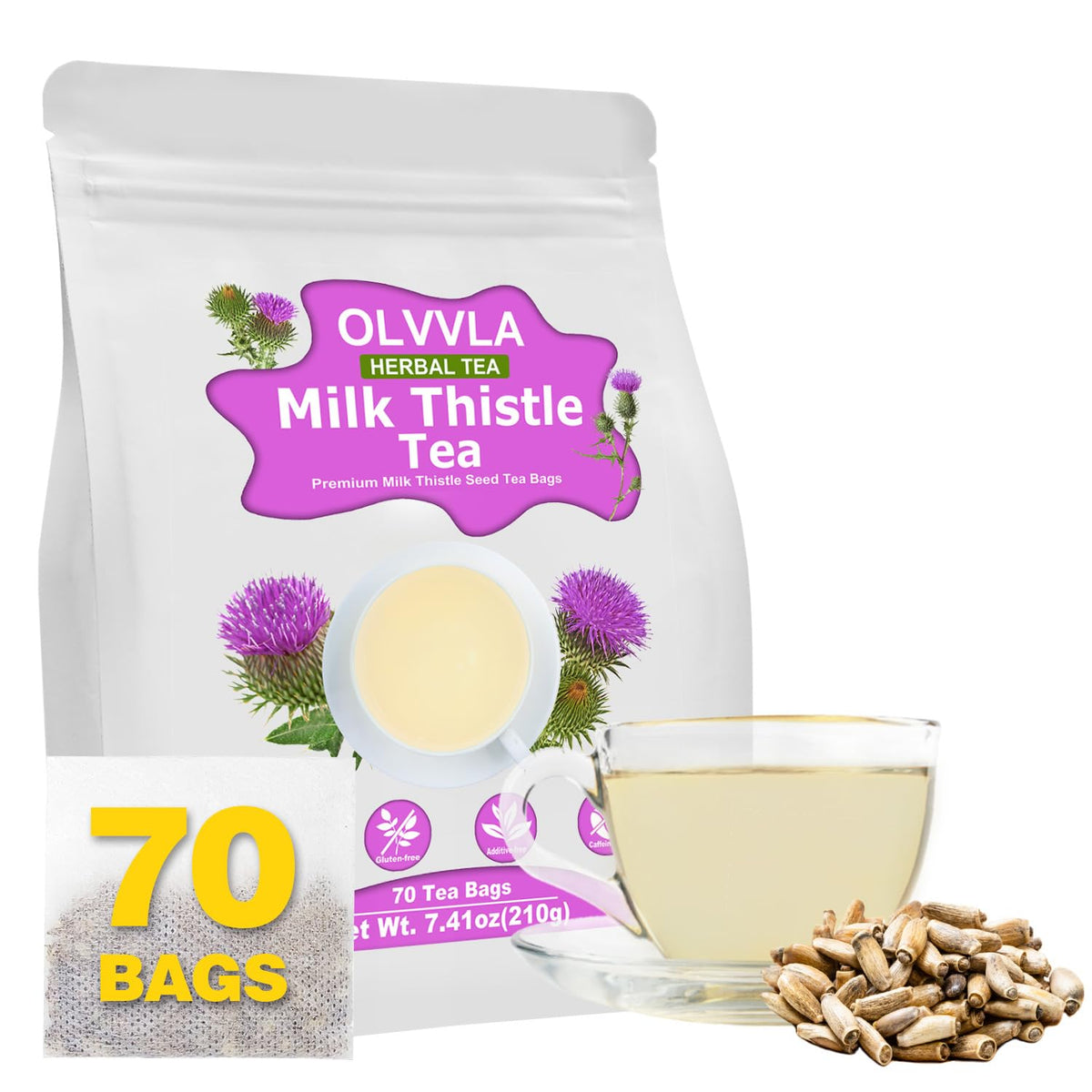 Olvvla - Chrysanthemum Tea, 4oz/114g, Dried Fetal Chrysanthemum Flowers