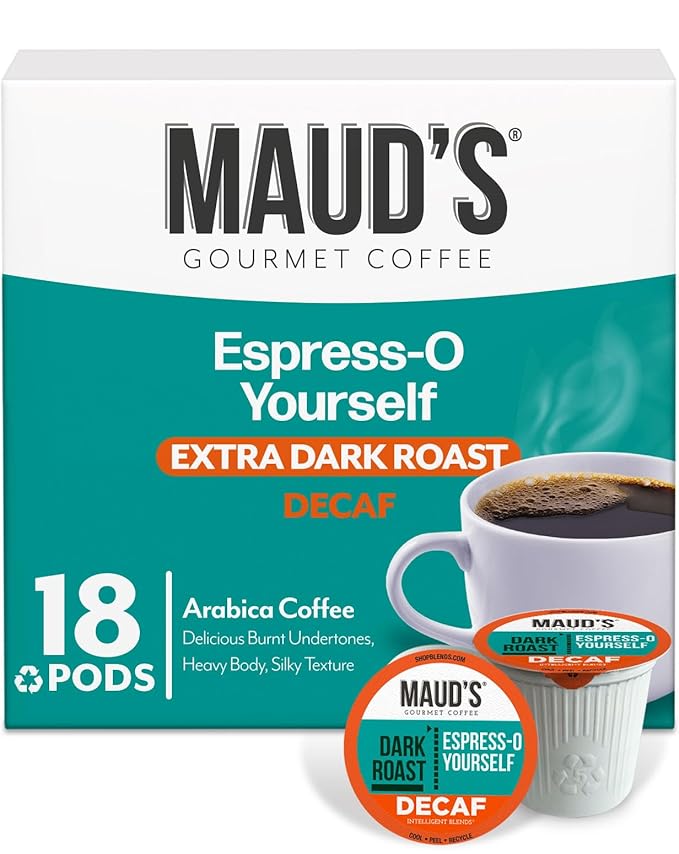 Maud’s Flavored Decaf Coffee Pods Variety Pack, 24ct
