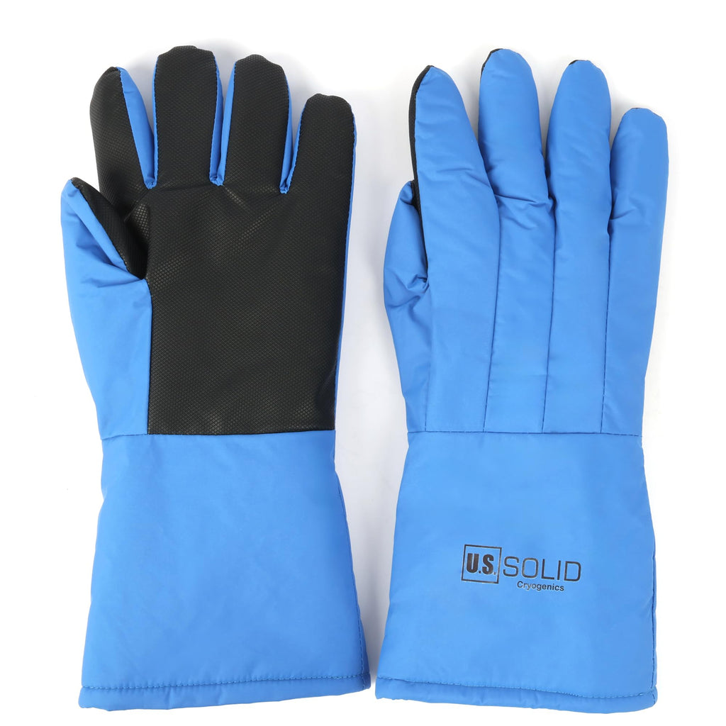 U.S. Solid 15-Inch Cryogenic Gloves, -319°F Liquid Nitrogen Protection, Ultra Low Temperature Resistant, CE EN511 Certified, Safety Gloves for Laboratory & Industrial Use