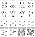 16 Pcs 5.5x5.5in Baking Stencils for Royal Icing, Airbrush Cookies; Sugar Cookie Stencils,Craft Painting, Stencil Genie (Alphabet & Numbers)