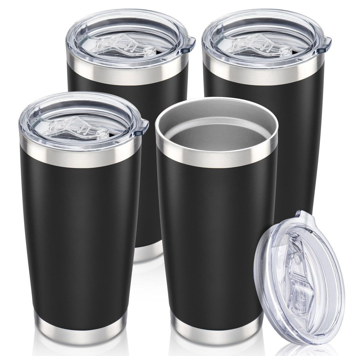 20 oz Tumbler with Lid Stainless Steel Insulated Tumblers Bulk Cups Mug