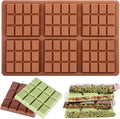 Chocolate Molds - Non-Stick Chocolate Bar Mold, Break Apart Chocolate Bar Maker Food Grade Deep Mold For Knafeh Pistachio Milk Home Diy - 1 Piece