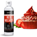 Food Coloring Gel - Vibrant Color Gel Food Coloring for Cake Decorating, Baking, Easter Egg, Icing - Tasteless Food Color Dye for Fondant, Cooking, Airbrush (Red velvet, 5.3oz)
