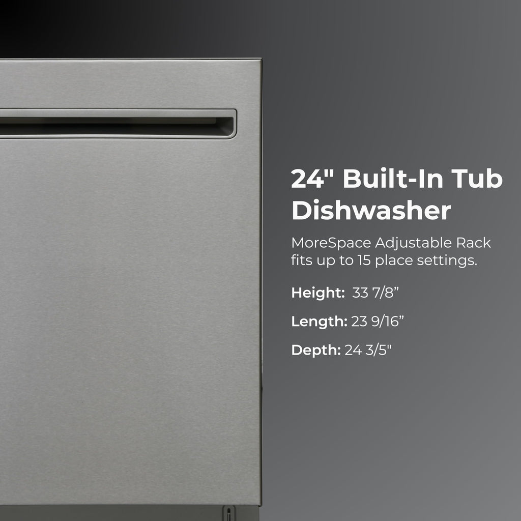 Kenmore 24" Built-In Dishwasher - Fingerprint Resistant Stainless Steel