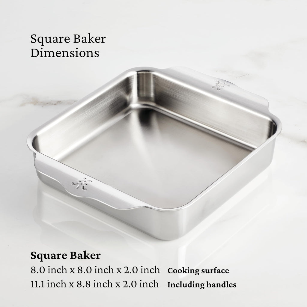 Hestan Provisions OvenBond – 5-Piece Tri-ply Stainless Steel Ovenware Baking Sheet Set