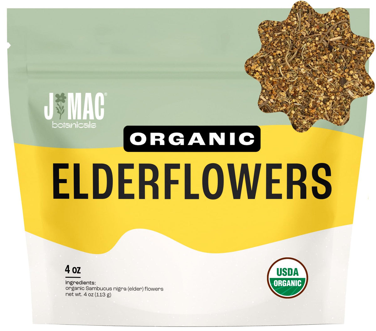 J Mac Botanicals, Certified Organic Hibiscus Flower, loose leaf tea, Flor de Jamaica